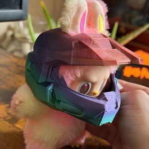 3D printed Labubu by pop mart helmet accessories